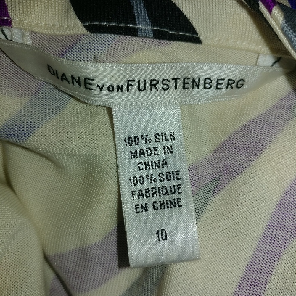 ⬇️  DVF Giselle Silk Jersey Mini Tunic Dress 10 - Picture 5 of 8